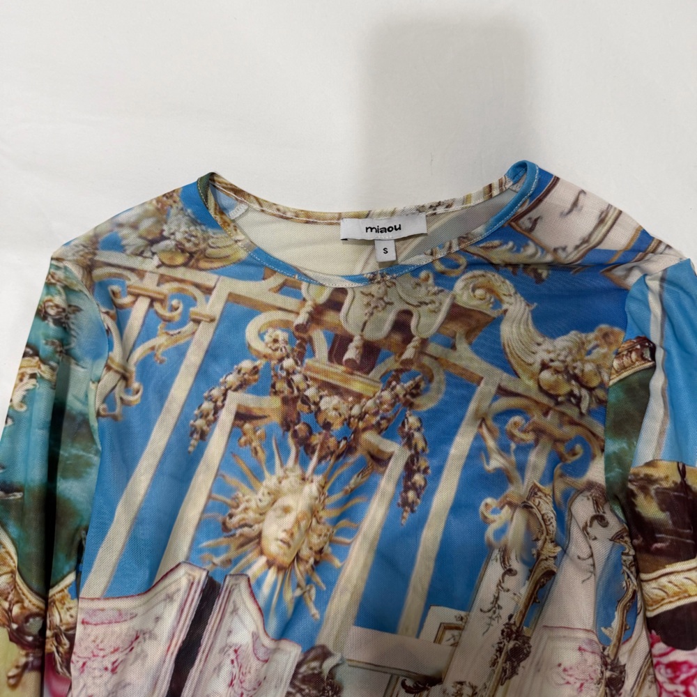 Miaou long sleeve shirt, roman style - Picture 2 of 4